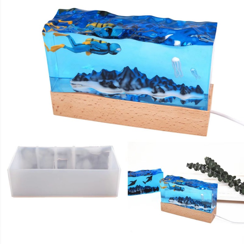 DIY Resin Craft Light Underwat - огляд і ціна Resin Art Light