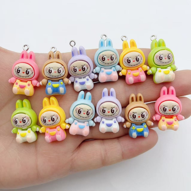 10Pcs Kawaii Rabbit Strawberry - огляд і ціна Resin Art Jewelry Kit