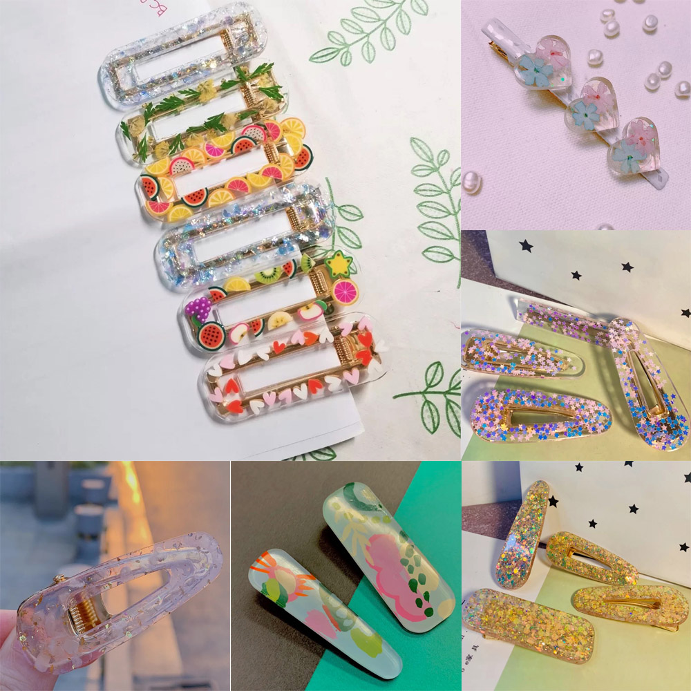 Barrettes Silicone Molds Metal - огляд і ціна Resin Art Glue