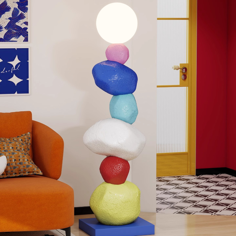 Designer Colorful Resin Statue - огляд і ціна Resin Art Floor Design