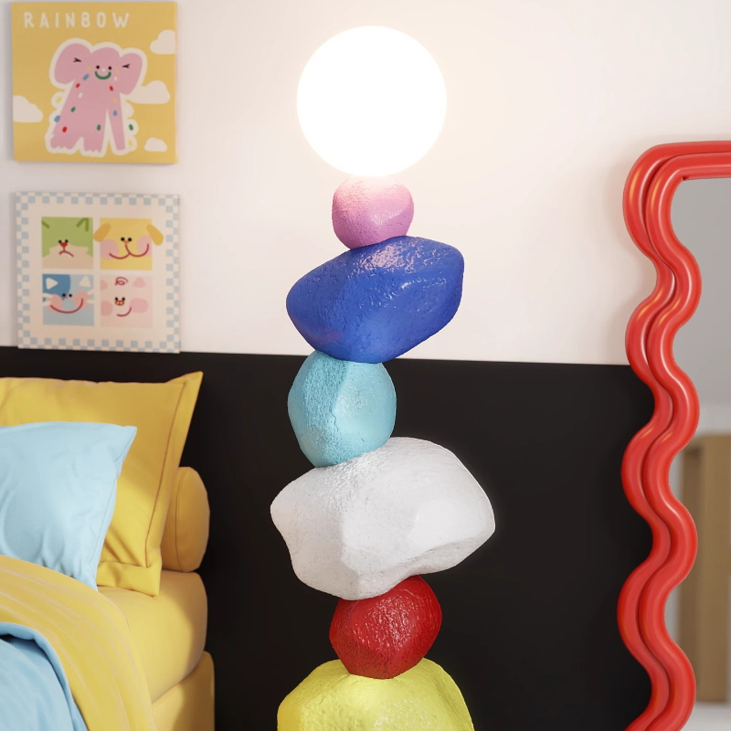 Designer Colorful Resin Statue - огляд і ціна Resin Art Floor Design