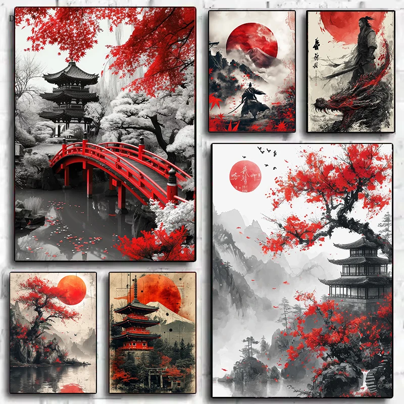 Samurai Warrior Red Moon Diamo - огляд і ціна Resin Art And Deco