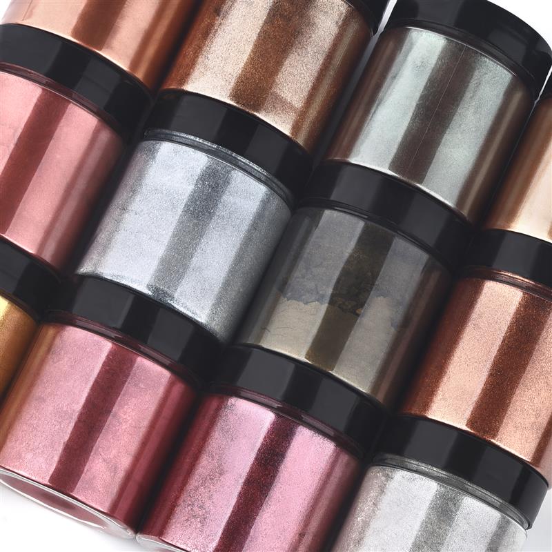 50g Shimmer Metallic Gold Silv - огляд і ціна Pearl Powder Resin