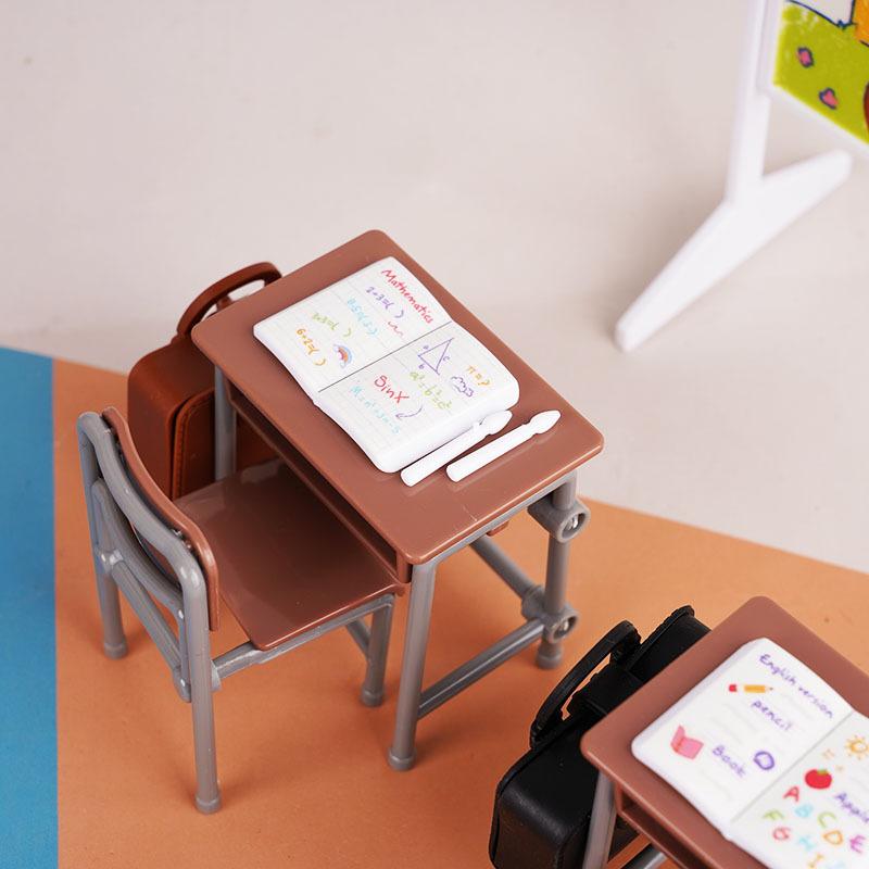 1 Set Classroom Decor Toy 1:12 - огляд і ціна Resin Art Book