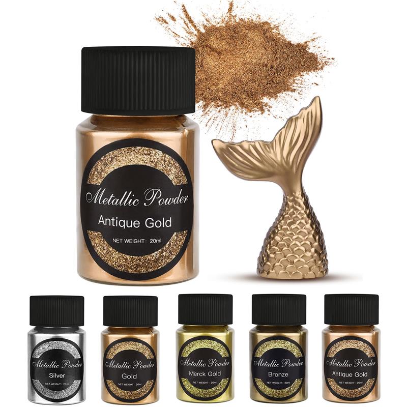 20 Ml Shimmer Metallic Gold Si - огляд і ціна Pearl Powder Resin
