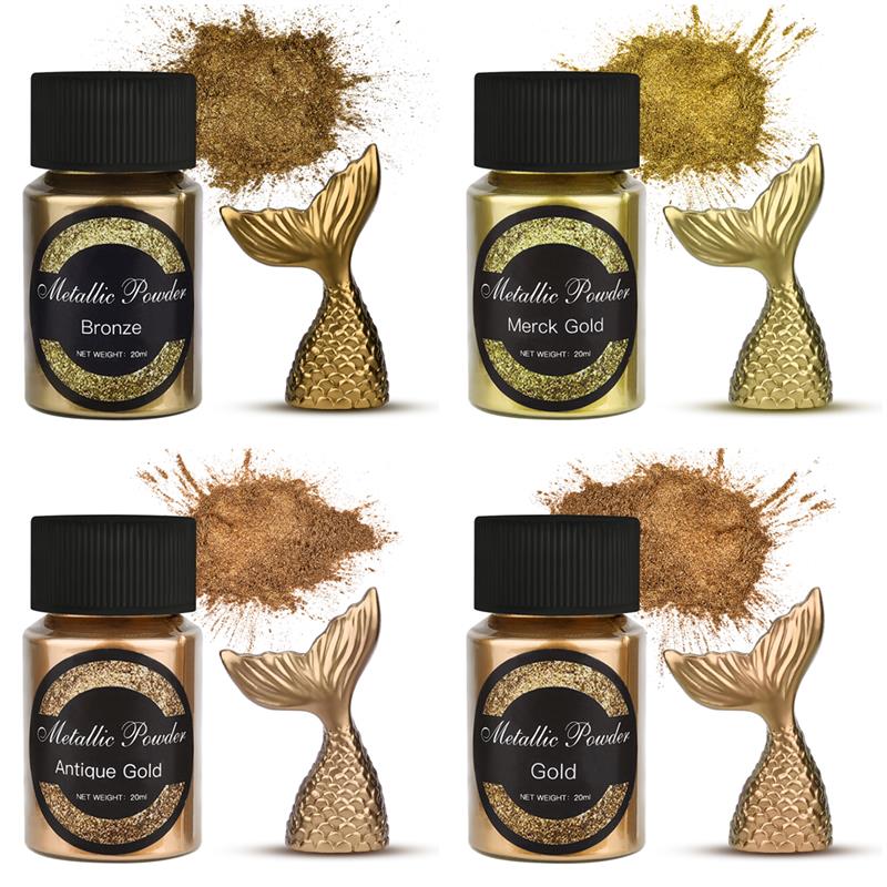 20 Ml Shimmer Metallic Gold Si - огляд і ціна Pearl Powder Resin