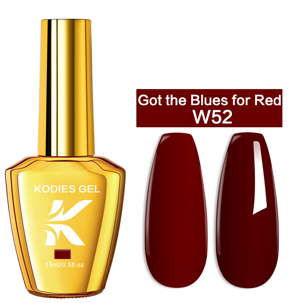 KODIES GEL Burgundy Red Gel Na - огляд і ціна Uv Lamp Nail Resin