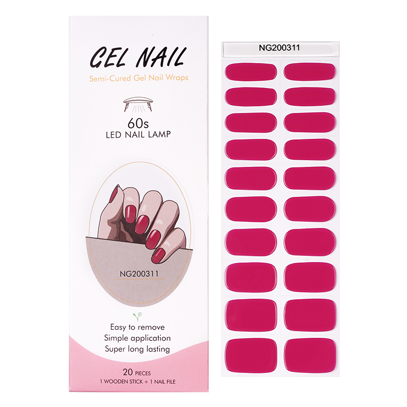 Huizi French Gel Nail Strips P - огляд і ціна Uv Lamp Nail Resin