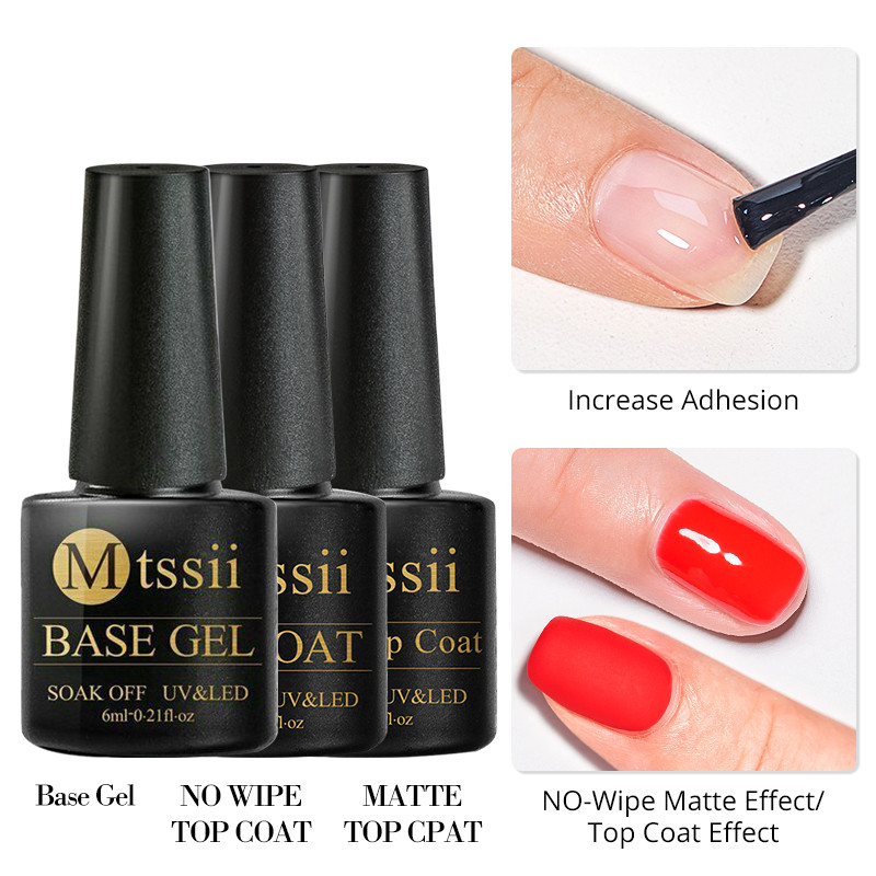 Base Gel No Wipe Top Coat 6ML  - огляд і ціна Uv Lamp Nail Resin