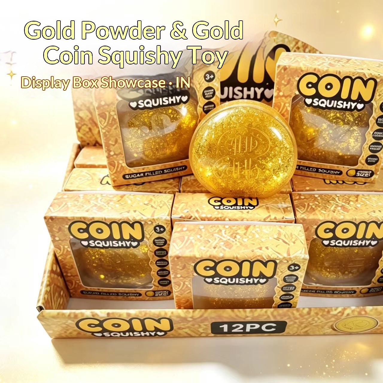 12pcs/Full Case 8.5cm Glitter  - огляд і ціна Resin Art And Deco