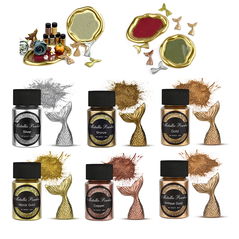 20ml/Bottle Metallic Glitter P - огляд і ціна Pearl Powder Resin