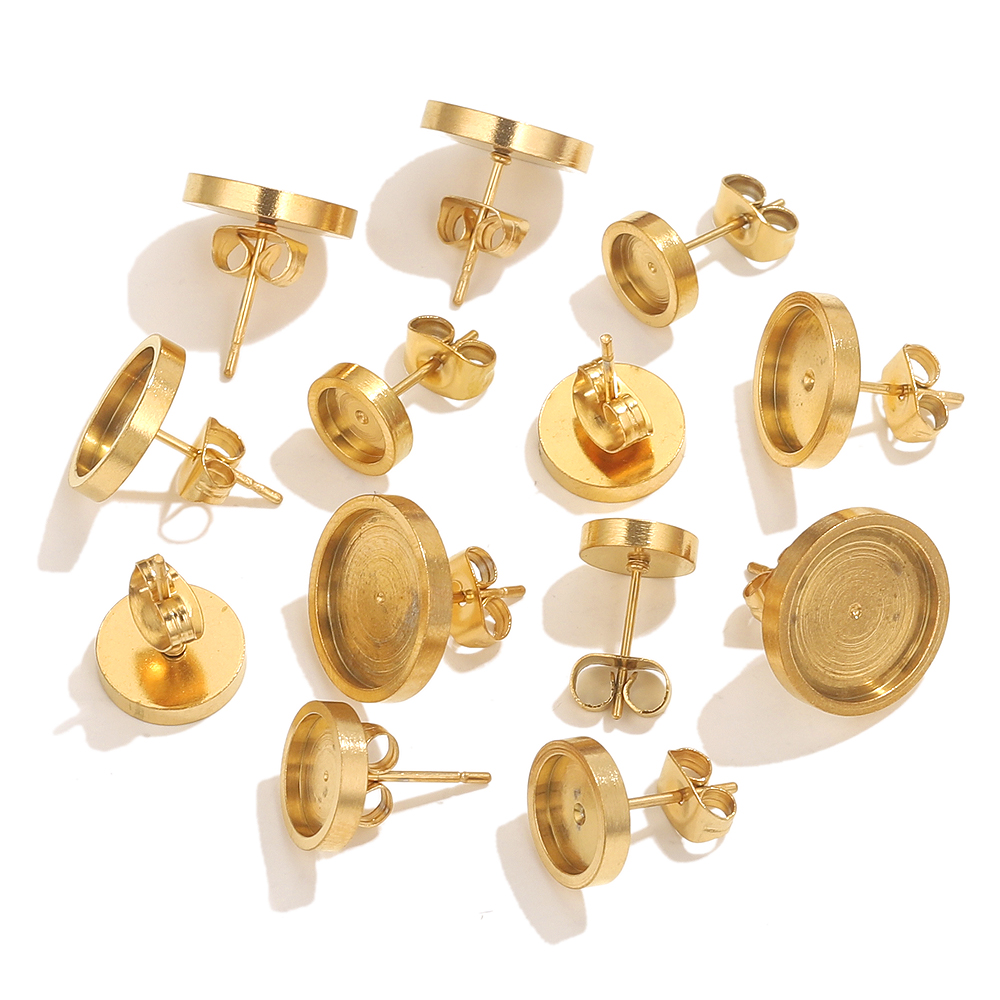 10pcs Stainless Steel Gold Ear - огляд і ціна Resin Art Jewelry Kit